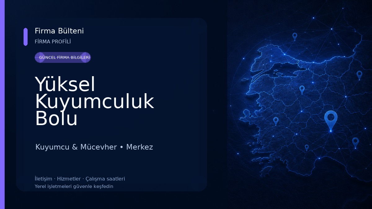 Yüksel Kuyumculuk Bolu Kuyumcu & Mücevher