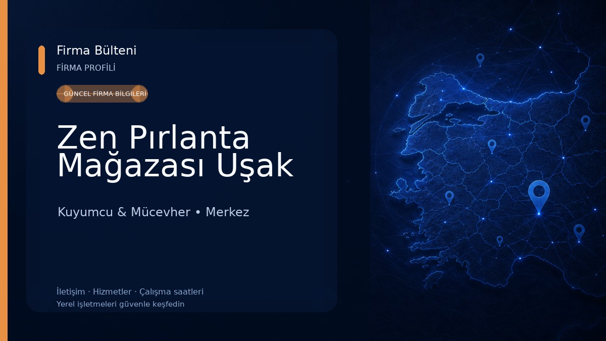 Zen Pırlanta Mağazası Uşak Kuyumcu & Mücevher