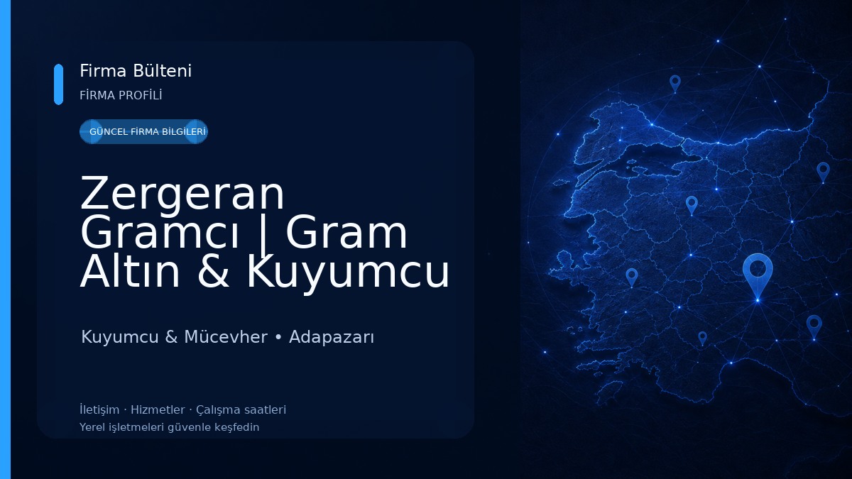 Zergeran Gramcı | Gram Altın & Kuyumcu Kuyumcu & Mücevher